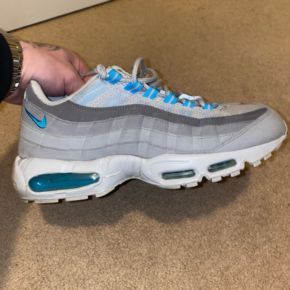 Nike Airmax 95 Original (Size 11) Light Grey/Blue/Wolf Grey